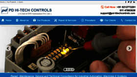 What Pd-hitechcontrols.com website looked like in 2016 (7 years ago)