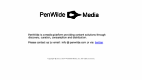 What Penwilde.com website looked like in 2016 (7 years ago)