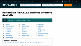What Parramatta.cylex.com.au website looked like in 2016 (7 years ago)