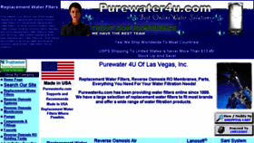 What Purewater4u.com website looked like in 2016 (7 years ago)