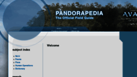 What Pandorapedia.com website looked like in 2016 (7 years ago)
