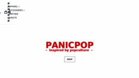 What Panicpop.com website looked like in 2016 (7 years ago)