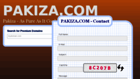 What Pakiza.com website looked like in 2016 (7 years ago)