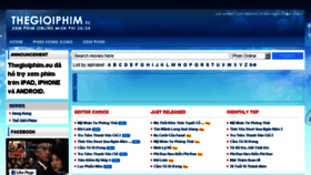 What Phimonline.name website looked like in 2016 (8 years ago)