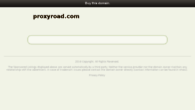 What Proxyroad.com website looked like in 2016 (7 years ago)