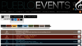 What Puebloevents.net website looked like in 2016 (7 years ago)