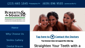 What Philadelphiaorthodontists.com website looked like in 2016 (7 years ago)