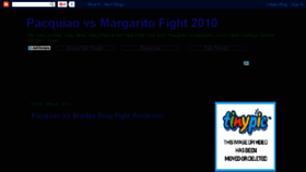 What Pacquiao-vs-margarito-fight-2010.blogspot.com website looked like in 2016 (7 years ago)