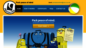 What Packpeaceofmind.co.uk website looked like in 2016 (7 years ago)