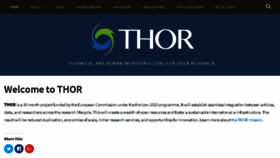 What Project-thor.eu website looked like in 2016 (7 years ago)