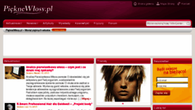 What Pieknewlosy.pl website looked like in 2016 (7 years ago)