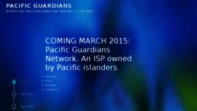 What Pacificguardians.org website looked like in 2016 (7 years ago)