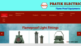 What Pratikelectricals.com website looked like in 2016 (7 years ago)