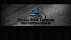 What Perfectbreakcaravans.com website looked like in 2016 (7 years ago)