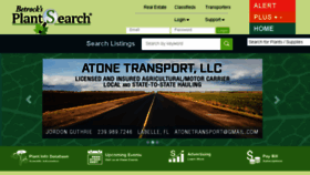 What Plantsearch.com website looked like in 2016 (7 years ago)