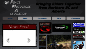 What Peacemotocrossassociation.com website looked like in 2016 (7 years ago)