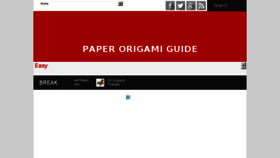 What Paperorigami.blogspot.com website looked like in 2016 (7 years ago)