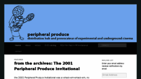 What Peripheralproduce.com website looked like in 2016 (7 years ago)