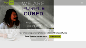 What Purplecubed.com website looked like in 2016 (7 years ago)