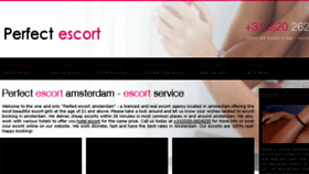 What Perfectescortamsterdam.com website looked like in 2016 (7 years ago)