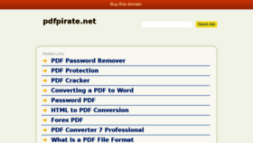 What Pdfpirate.net website looked like in 2016 (7 years ago)