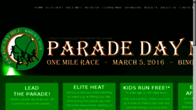 What Paradedaymile.com website looked like in 2016 (7 years ago)