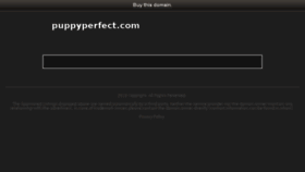 What Puppyperfect.com website looked like in 2016 (7 years ago)