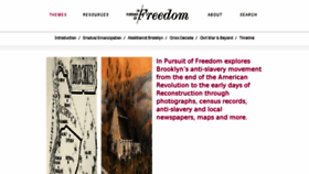 What Pursuitoffreedom.org website looked like in 2016 (7 years ago)