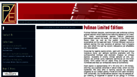 What Pullmaneditions.com website looked like in 2016 (7 years ago)