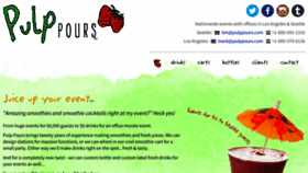 What Pulppours.com website looked like in 2016 (7 years ago)