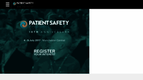 What Patientsafetycongress.co.uk website looked like in 2016 (7 years ago)