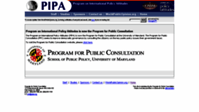 What Pipa.org website looked like in 2016 (7 years ago)