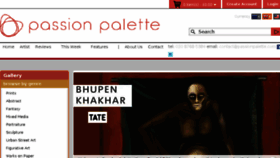 What Passionpalette.com website looked like in 2016 (7 years ago)