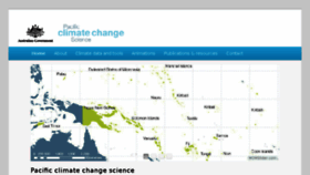 What Pacificclimatechangescience.org website looked like in 2016 (7 years ago)
