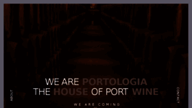 What Portologia.pt website looked like in 2016 (7 years ago)
