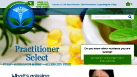 What Practitionerselect.com website looked like in 2016 (8 years ago)