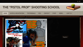 What Pistolprof.com website looked like in 2016 (7 years ago)