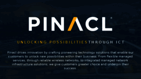 What Pinaclsolutions.com website looked like in 2016 (7 years ago)