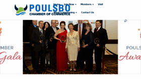 What Poulsbochamber.com website looked like in 2016 (7 years ago)