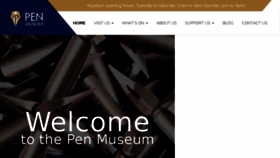 What Penmuseum.org.uk website looked like in 2016 (7 years ago)