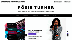 What Posieturner.com website looked like in 2016 (7 years ago)