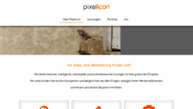 What Pixelicon.de website looked like in 2016 (7 years ago)