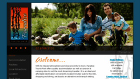 What Paradisetouristpark.com.au website looked like in 2016 (7 years ago)