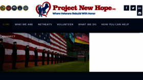 What Projectnewhopema.org website looked like in 2016 (7 years ago)