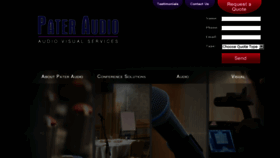 What Pateraudio.com website looked like in 2016 (7 years ago)