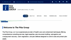 What Phiagroup.com website looked like in 2016 (7 years ago)