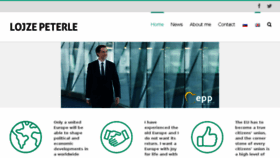What Peterle.eu website looked like in 2016 (7 years ago)