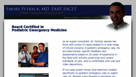 What Pediatricemergencyexpert.com website looked like in 2016 (7 years ago)