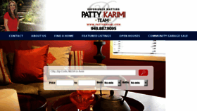 What Pattykarimi.com website looked like in 2016 (7 years ago)