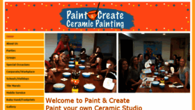What Paintcreate.co.nz website looked like in 2016 (7 years ago)